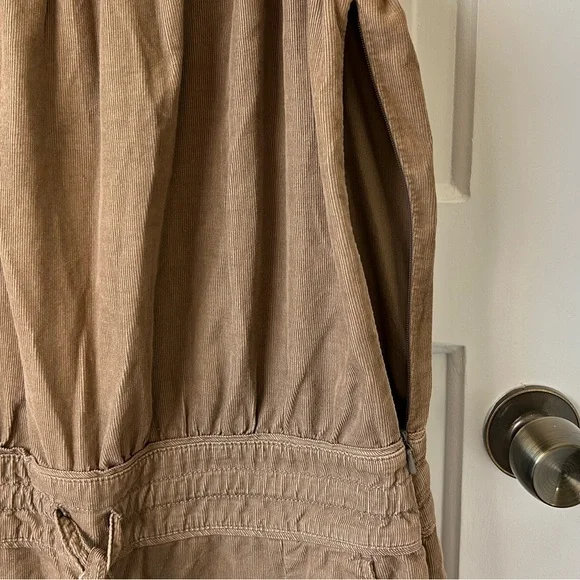 Anthropologie Brown Corduroy Jumpsuit - Picture 8 of 10